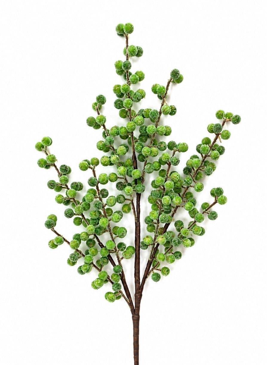 Berry Spray Sugared Green 24"