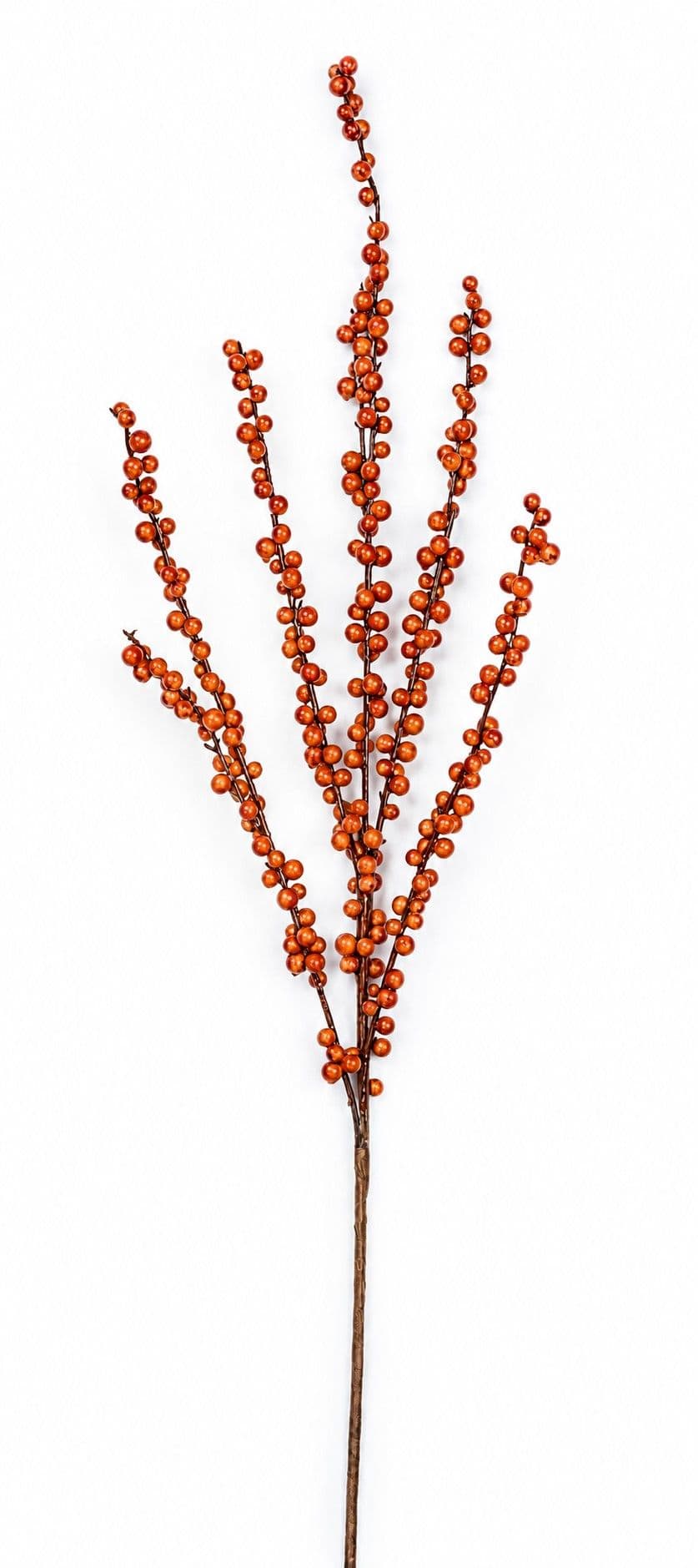 Winterberry Dark Orange Faux 28"