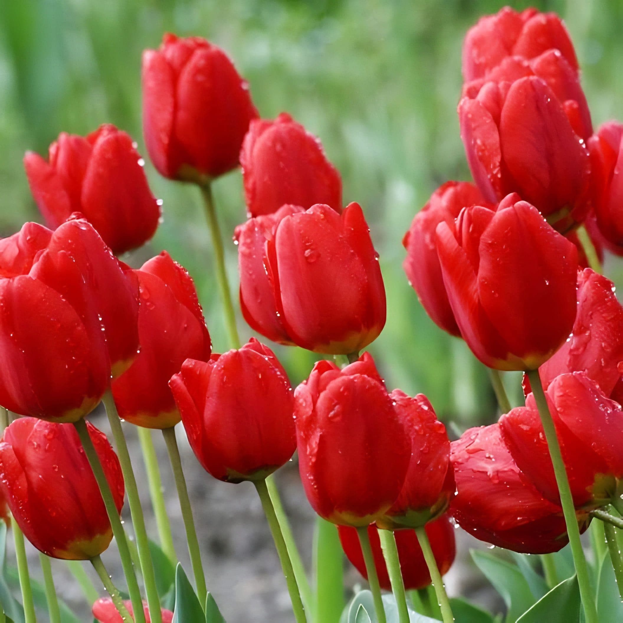 Tulip Red 6 Bulbs/Pot
