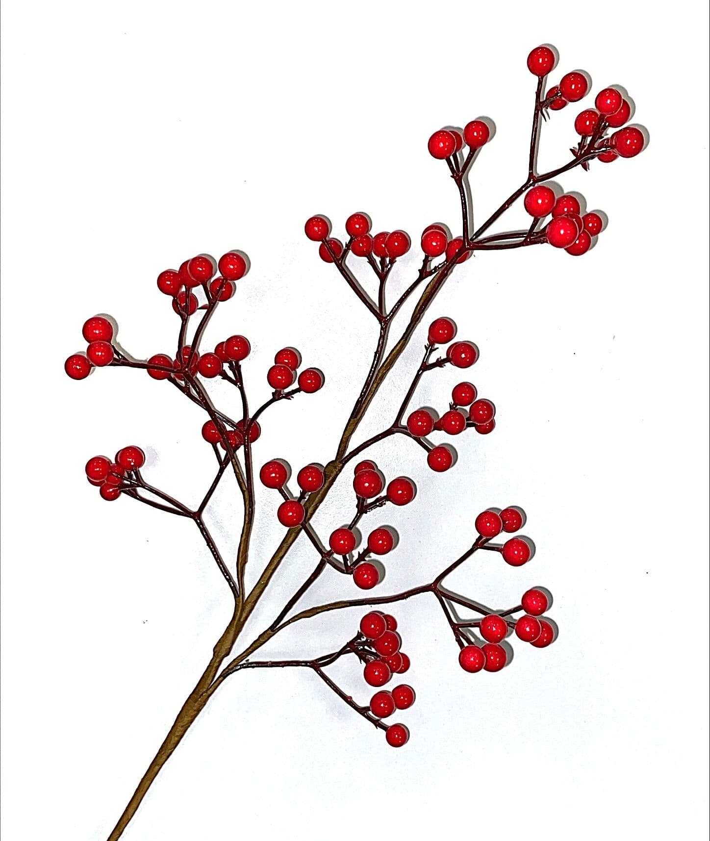Berry Winterberry Faux Red 20"