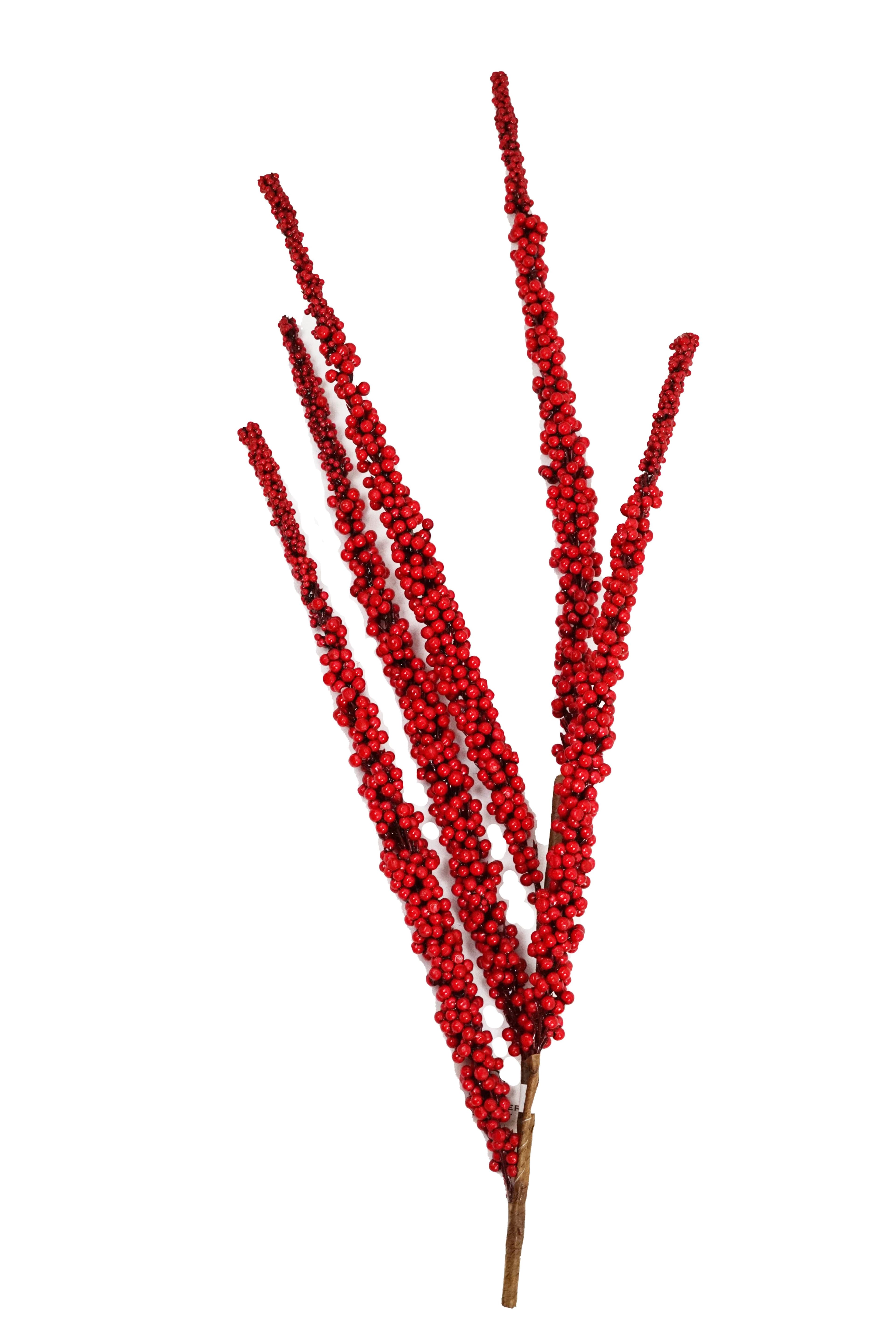 Berry Spike Spray Red 32"