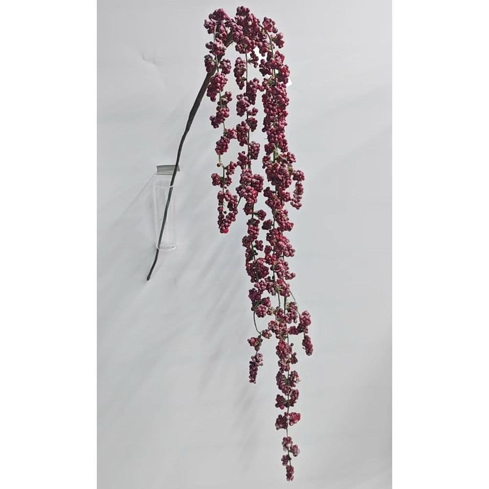 Berry Trailing Frosted Red 37"