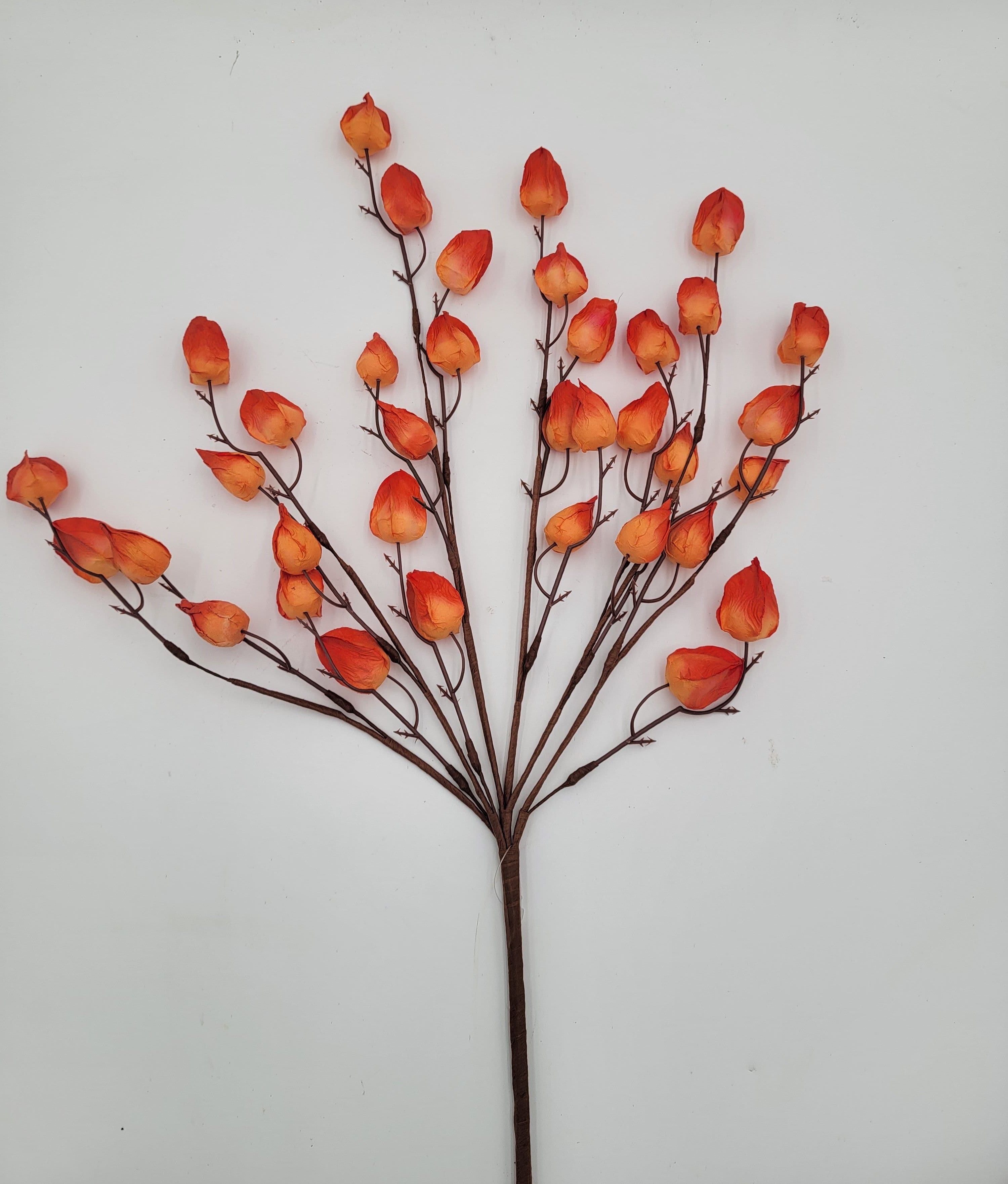 Lantern Orange Spray 24"