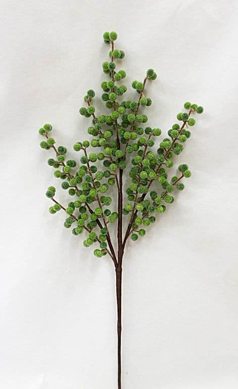 Berry Spray Sugared Green 24"
