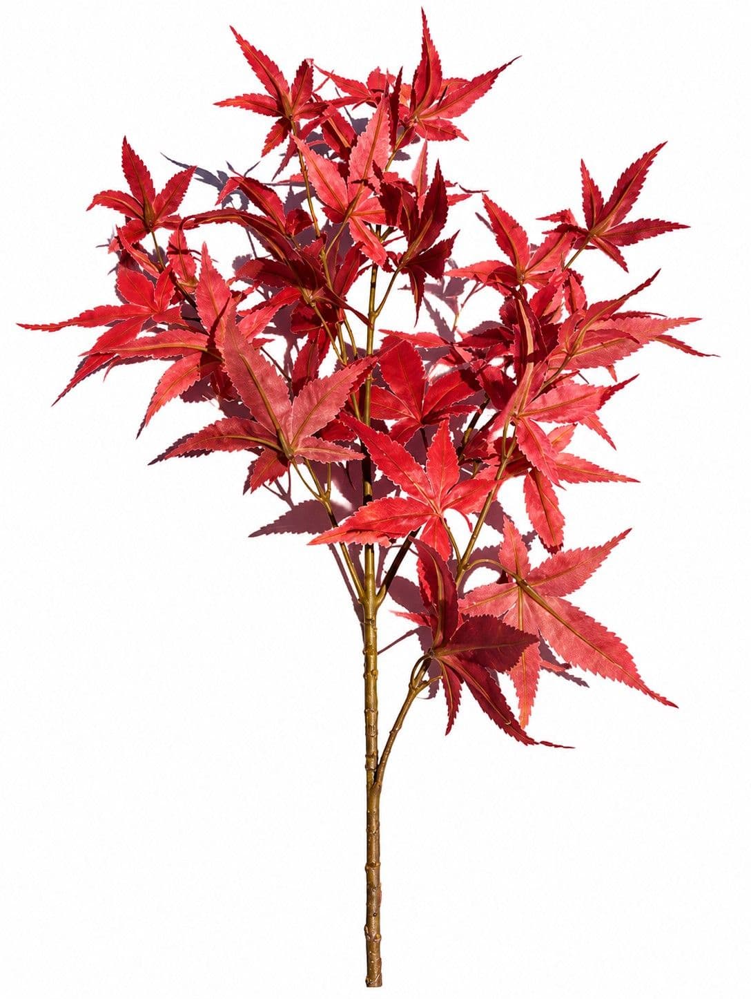 Maple Japanese Leaf Spray Crimson 27"