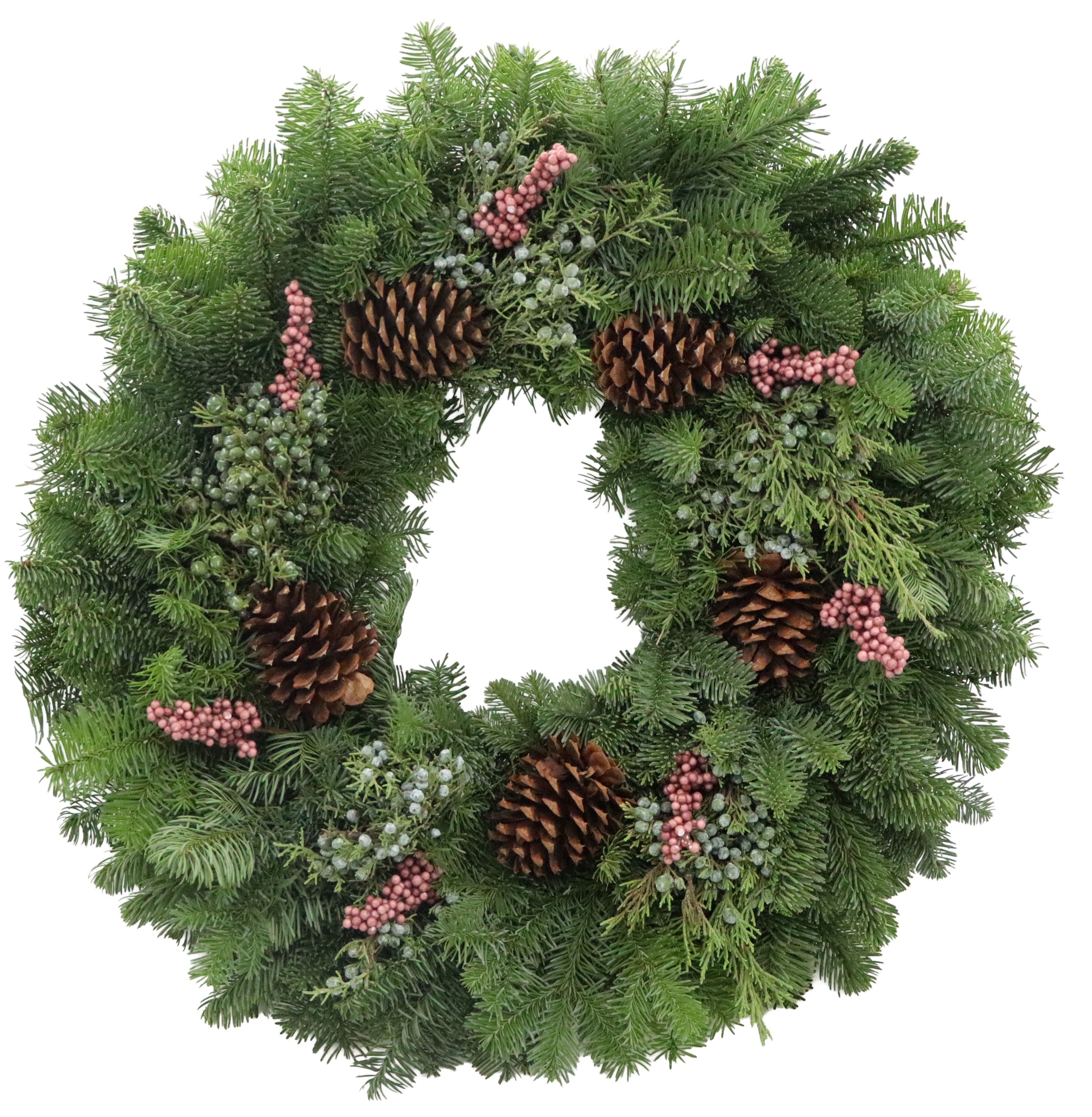 Multicone Pepperberry 24" Wreath