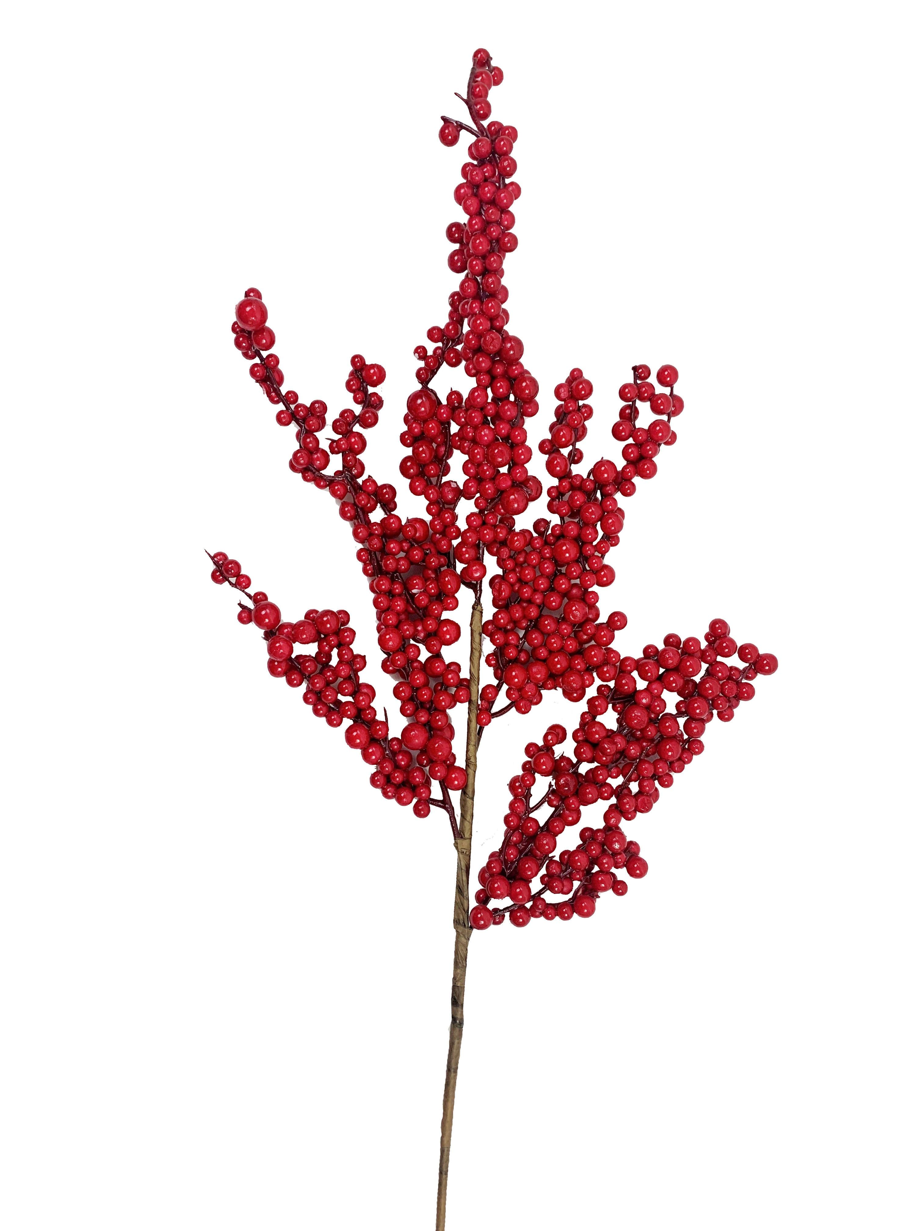 Berry Spray Red 32"