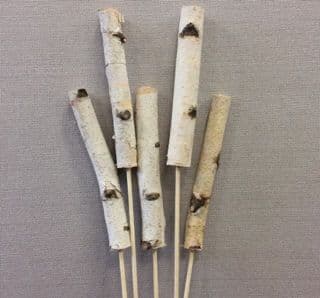 Birch Mini 6" Pole On 24" Stem