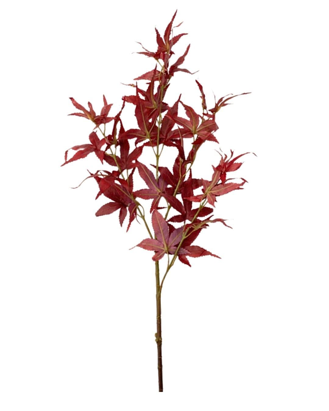 Maple Japanese Leaf Spray Crimson 27"