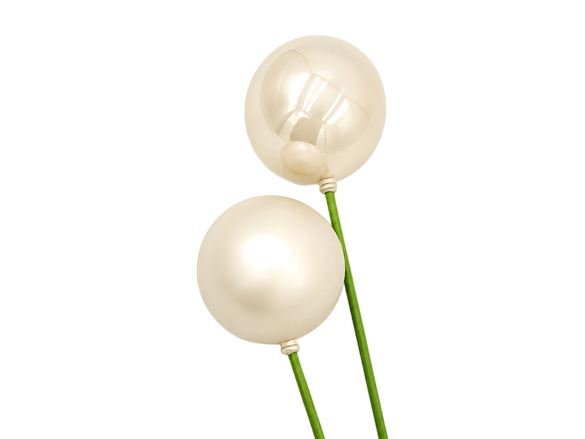 Ornament Ball 80mm Pearl/Matte Ivory