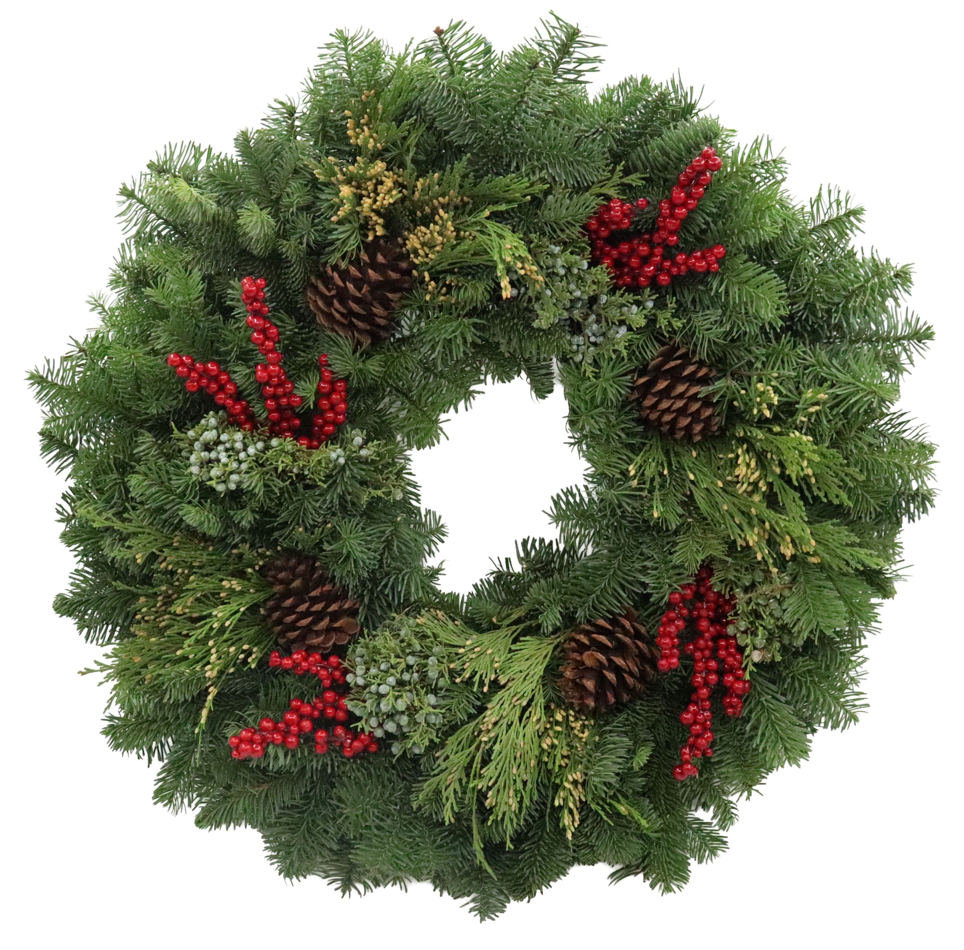 Multicone Canella Berry 24" Wreath