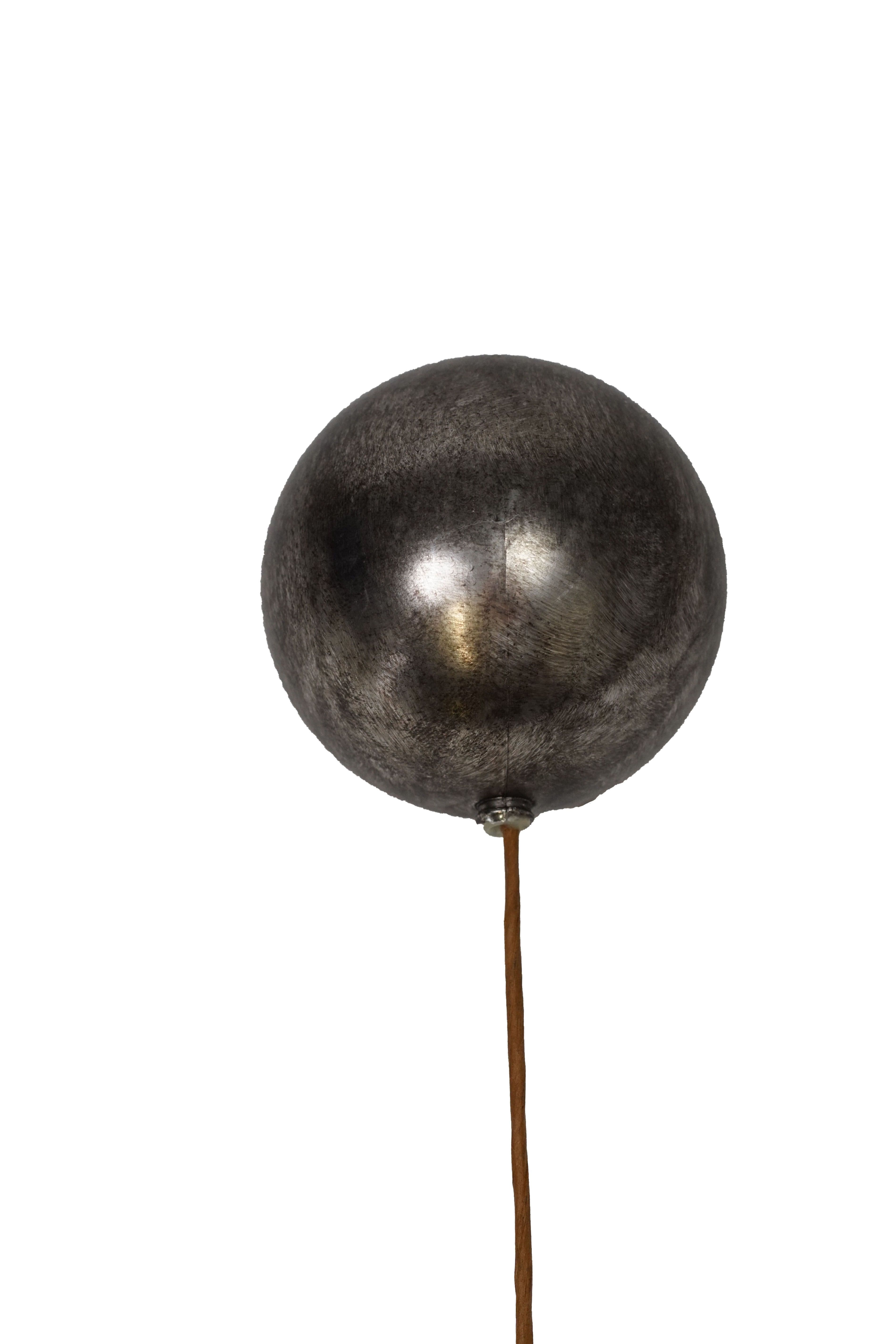 Ornament Ball 100mm Antique Silver