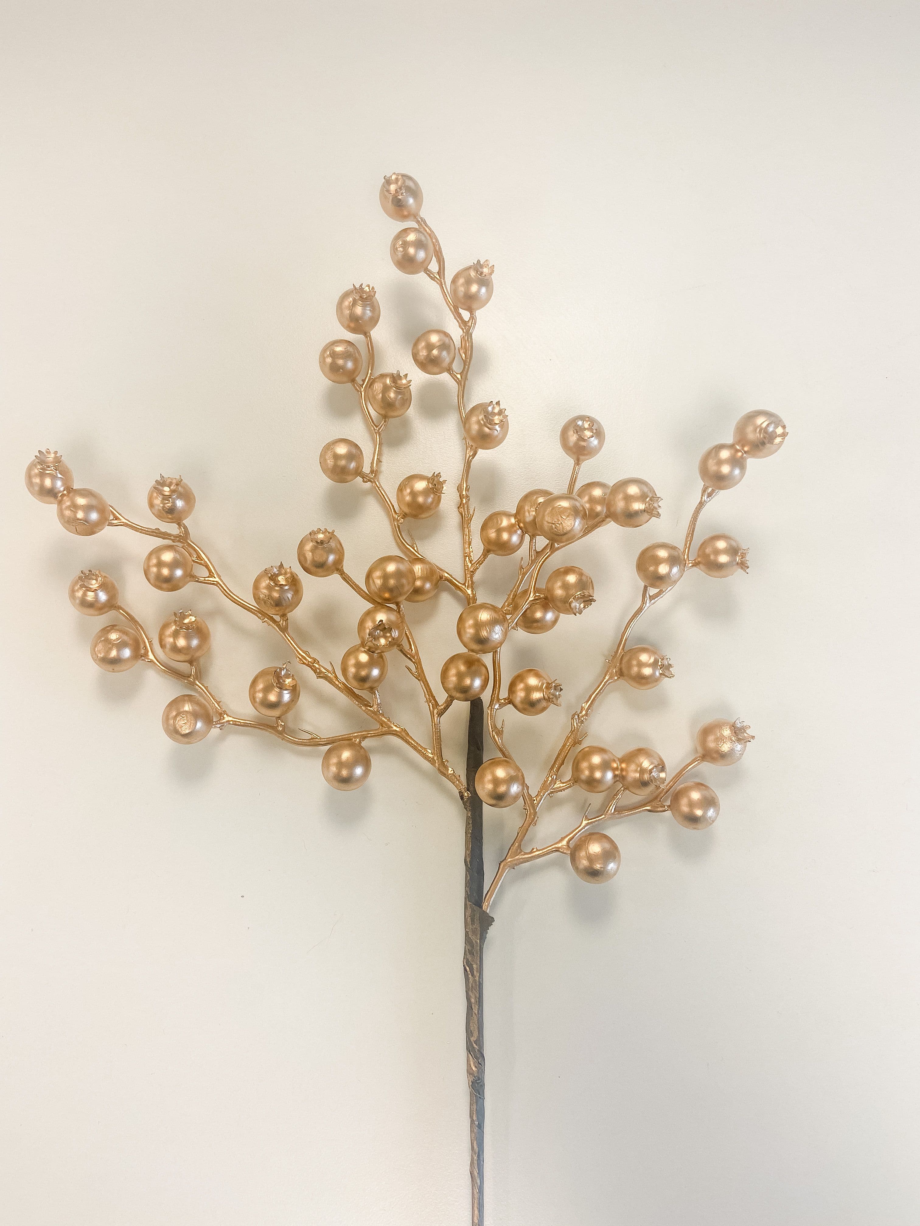 Berry Hawthorne Spray Gold 24"
