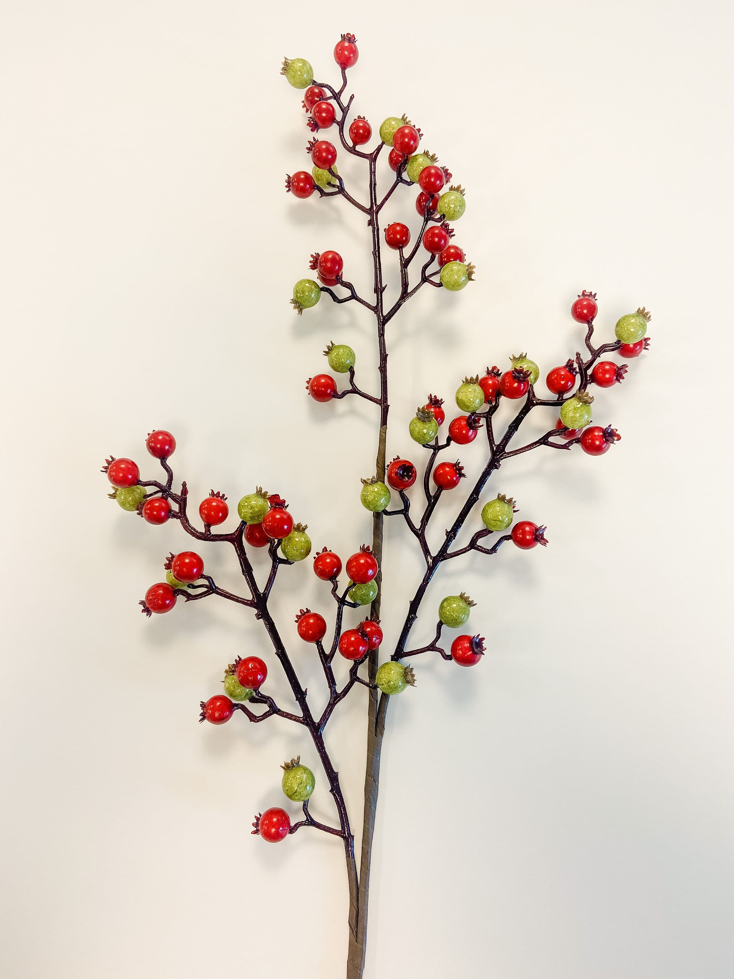 Crabapple Spray Red/Green 30"