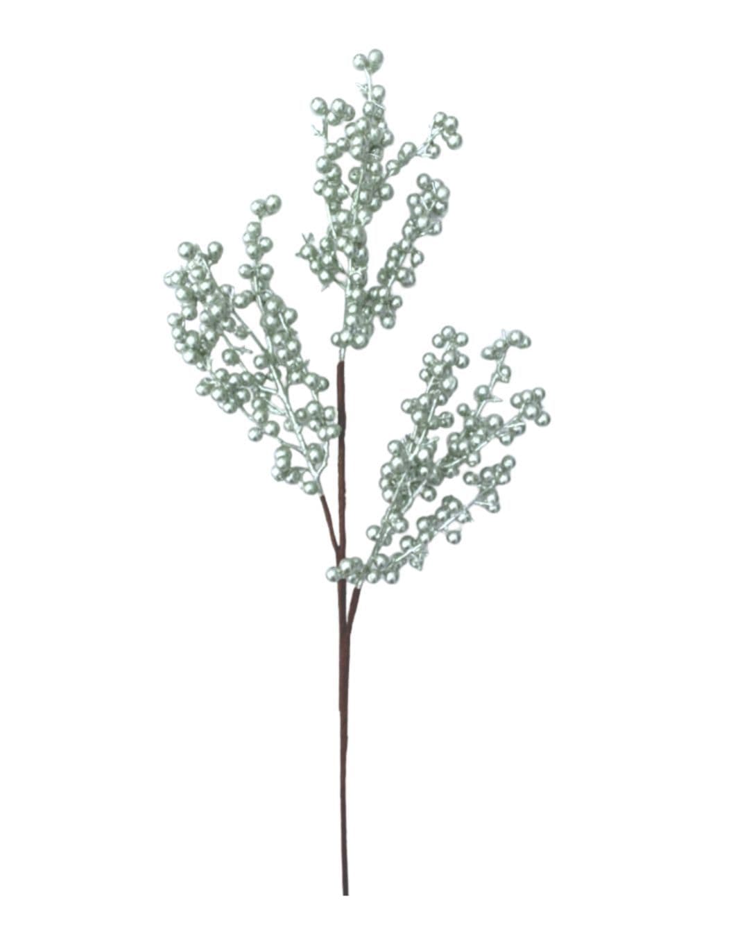 Berry Spray Metallic Mint 24"