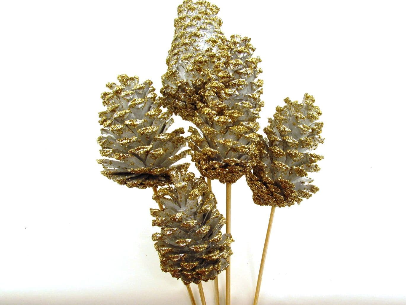 Pine Cone Reg Silver W/Platinum Tip