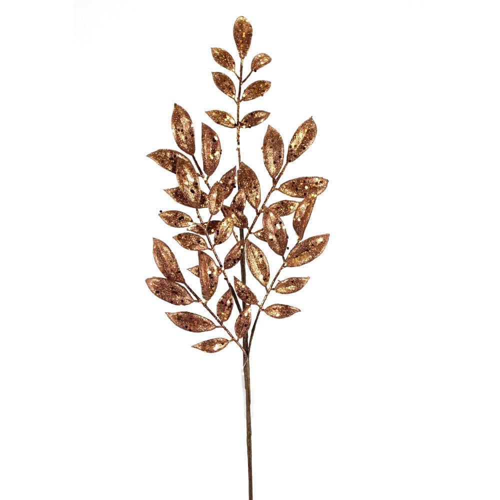 Olive Leaf Spray Metallic Bronze 30"
