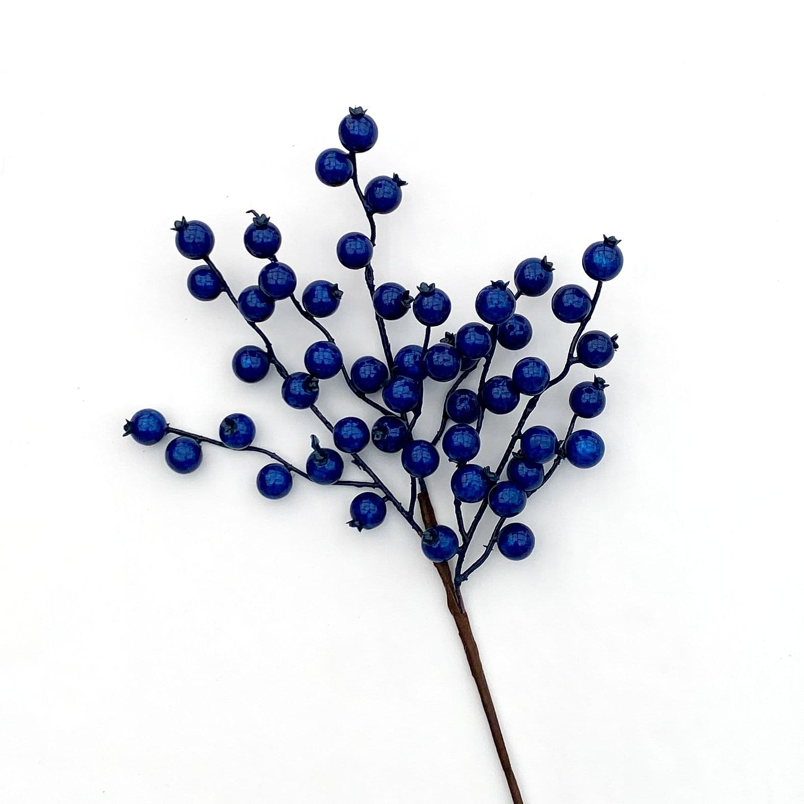 Berry Hawthorne Spray Blue 24"