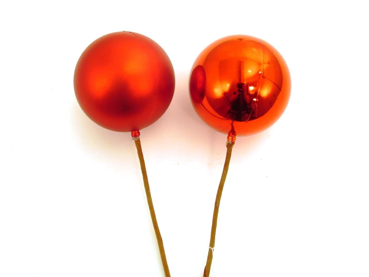 Ornament Ball 100mm Gloss/Matte Red