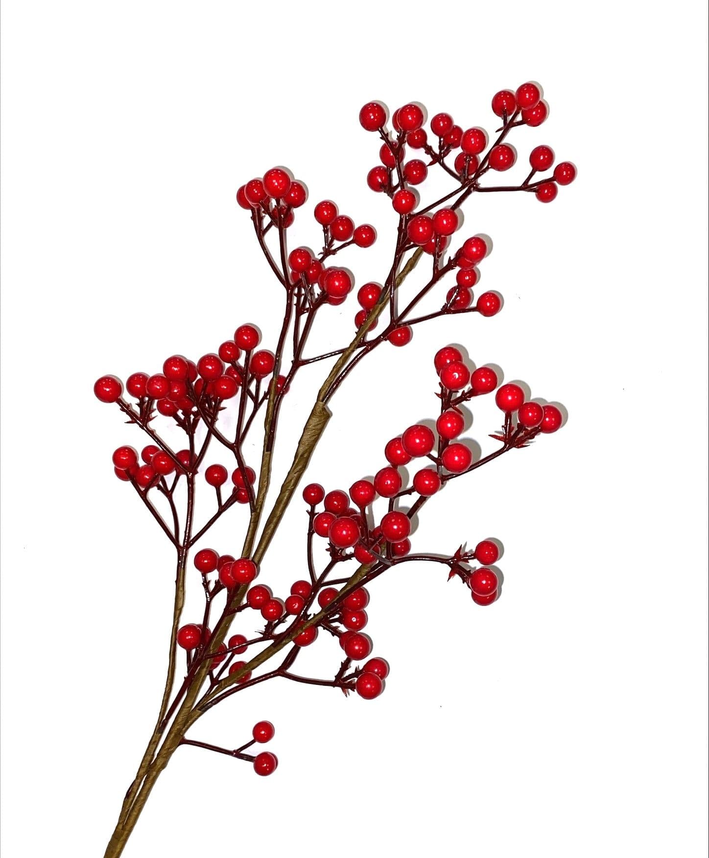 Berry Winterberry Faux Red 24"