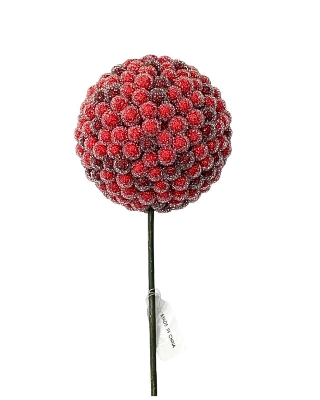 Berry Ball Sugared 100mm Red