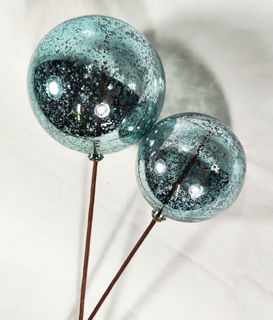 Picture of Ornament Ball 100Mm Light Blue Merc
